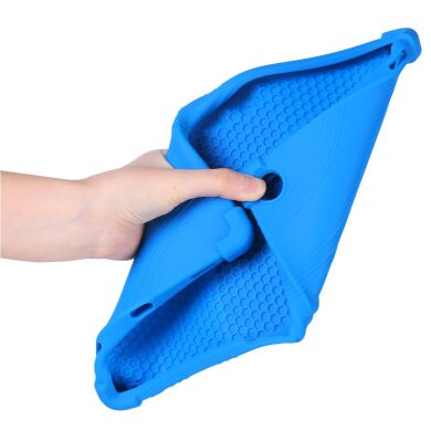 Защитный чехол Deexe Silicone Kickstand для Samsung Galaxy Tab A9 Plus (X210/216) - Dark Blue
