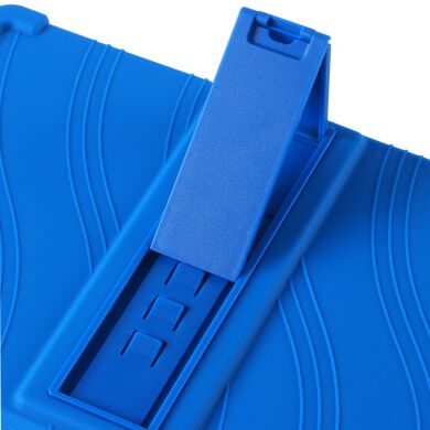 Защитный чехол Deexe Silicone Kickstand для Samsung Galaxy Tab A9 Plus (X210/216) - Dark Blue