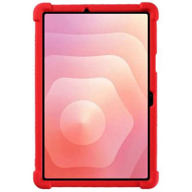 Защитный чехол Deexe Silicone Kickstand для Samsung Galaxy Tab S11 (X730/X736) - Red