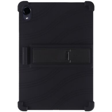 Защитный чехол Deexe Silicone Kickstand для Samsung Galaxy Tab S12 Plus - Black
