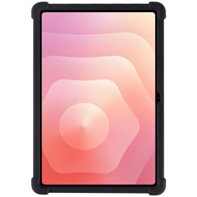 Защитный чехол Deexe Silicone Kickstand для Samsung Galaxy Tab S12 Plus - Black