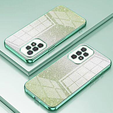 Защитный чехол Deexe Sparkles Cover для Samsung Galaxy A33 (A336) - Green