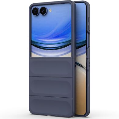 Защитный чехол Deexe Terra Case для Samsung Galaxy Flip 8 - Dark Blue