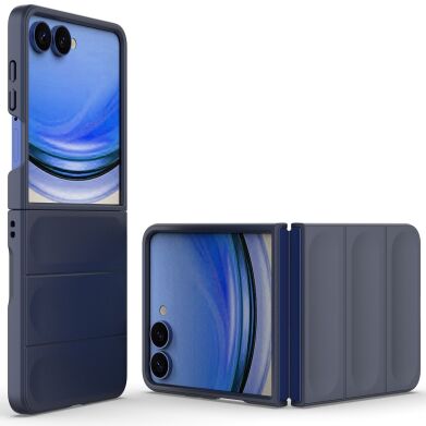 Защитный чехол Deexe Terra Case для Samsung Galaxy Flip 8 - Dark Blue