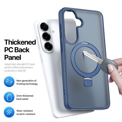 Захисний чохол DUX DUCIS Yind Series Stand для Samsung Galaxy S26 - Black