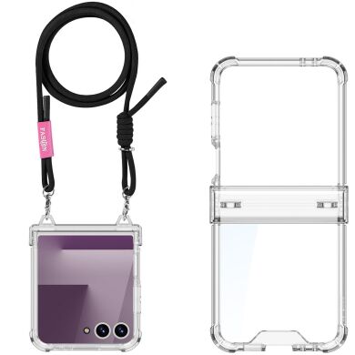 Захисний чохол GKK AirBag with Strap для Samsung Galaxy Flip 7 - Black