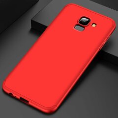 Защитный чехол GKK Double Dip Case для Samsung Galaxy J6 2018 (J600) - Red