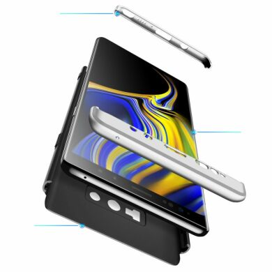 Защитный чехол GKK Double Dip Case для Samsung Galaxy Note 9 (N960) - Black / Silver