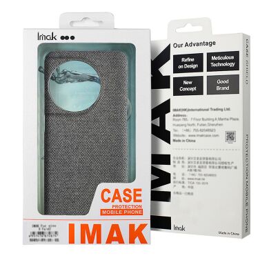 Захисний чохол IMAK Fabric Case для Samsung Galaxy A57 (A576) - Dark Grey