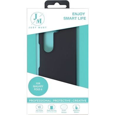Захисний чохол Just Must Silicone Case (FF) для Samsung Galaxy Fold 6 (6977248565315) - Black