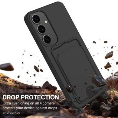 Защитный чехол Reframe Silicone Holder для Samsung Galaxy S25 (S931) - Black