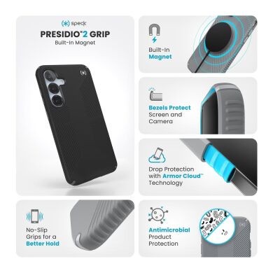 Защитный чехол Speck Presidio2 Grip Magnet для Samsung Galaxy S25 Plus (S936) 150878-3205 - Black