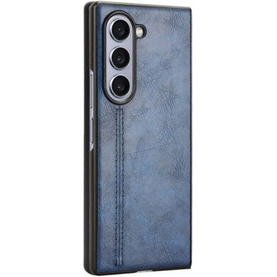 Защитный чехол UniCase Leather Series (FF) для Samsung Galaxy Fold 6 - Blue