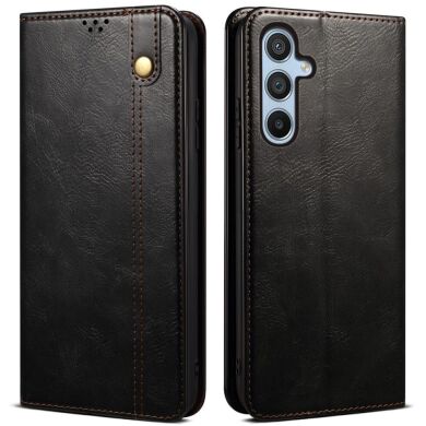 Захисний чохол UniCase Leather Wallet для Samsung Galaxy M15 (M156) - Black