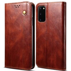 Защитный чехол UniCase Leather Wallet для Samsung Galaxy S20 FE (G780) - Brown