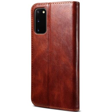 Защитный чехол UniCase Leather Wallet для Samsung Galaxy S20 FE (G780) - Brown