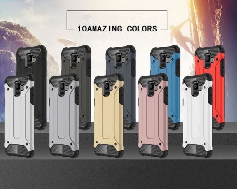 Защитный чехол UniCase Rugged Guard для Samsung Galaxy A6 2018 (A600) - Silver