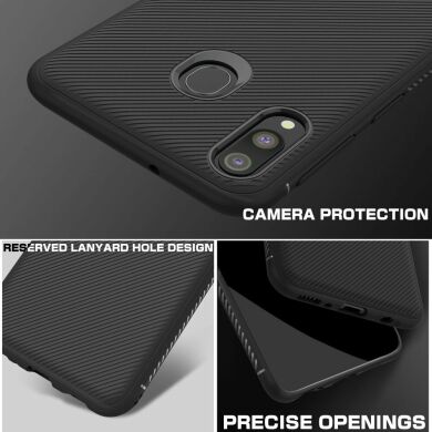 Захисний чохол UniCase Twill Soft для Samsung Galaxy M20 - Black