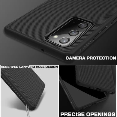 Захисний чохол UniCase Twill Soft для Samsung Galaxy Note 20 (N980) - Black