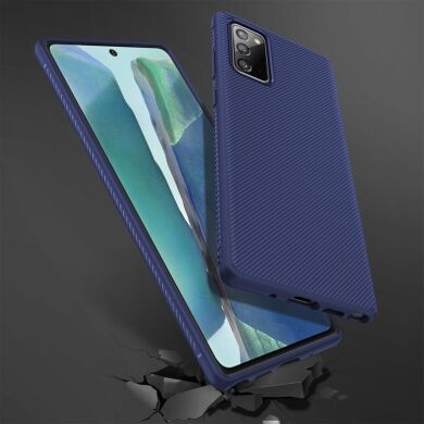 Защитный чехол UniCase Twill Soft для Samsung Galaxy Note 20 (N980) - Blue
