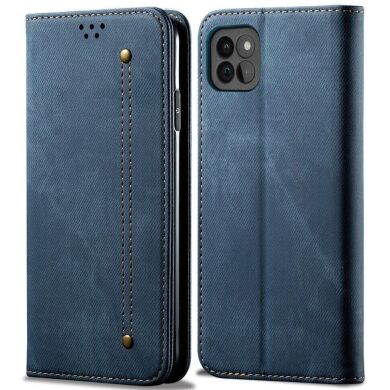 Чохол-книжка UniCase Jeans Wallet для Samsung Galaxy A22 5G (A226) - Blue