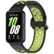 Ремешок Deexe Dot Color для Samsung Galaxy Fit 3 - Black / Lime. Фото 1 из 7