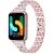 Ремешок Deexe Crystal Design для Samsung Galaxy Fit 3 - Rose Pink