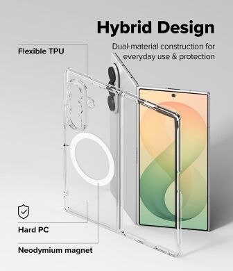 Захисний чохол Ringke Fusion Magnetic (FF) для Samsung Galaxy Fold 8 Ultra (8800328819283) - Clear