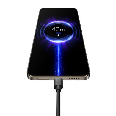 Оригинальный кабель Xiaomi Braided Type-C to Type-C (6A, 240W, 1m) BHR087BGL - Black