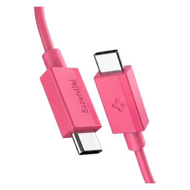 Кабель Spigen Essential EB6010CC Type-C to Type-C (60W, 1m) ACA10414 - Pink