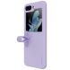 Защитный чехол NILLKIN Finger Strap Liquid Silicone Case для Samsung Galaxy Flip 5 - Purple. Фото 4 из 20