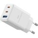 Сетевое зарядное устройство WIWU Wi-G026 GaN 67W (USB + 2Type-C) - White. Фото 2 из 4