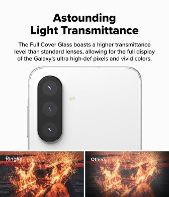 Комплект захисних стекол Ringke Camera Protector Glass для Samsung Galaxy A56 (A566) 8800293852414 - Black