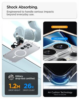 Захисний чохол Spigen Ultra Hybrid (MagFit) для Samsung Galaxy S26 Ultra (S948) ACS10680 - Matte Black