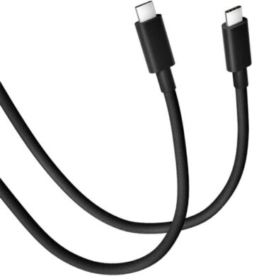 Оригинальный кабель Xiaomi Braided Type-C to Type-C (6A, 240W, 1m) BHR087BGL - Black
