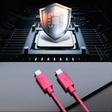 Кабель Spigen Essential EB6010CC Type-C to Type-C (60W, 1m) ACA10414 - Pink