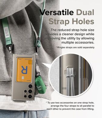 Захисний чохол Ringke Fusion Card для Samsung Galaxy S24 Ultra (S928) 8809961783678 - Clear