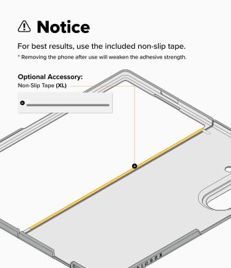 Захисний чохол Ringke Fusion Magnetic (FF) для Samsung Galaxy Fold 8 Ultra (8800328819283) - Clear