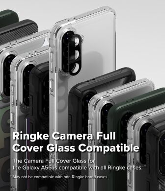 Комплект захисних стекол Ringke Camera Protector Glass для Samsung Galaxy A56 (A566) 8800293852414 - Black