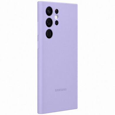 Чохол Silicone Cover для Samsung Galaxy S22 Ultra (S908) EF-PS908TVEGRU - Lavender