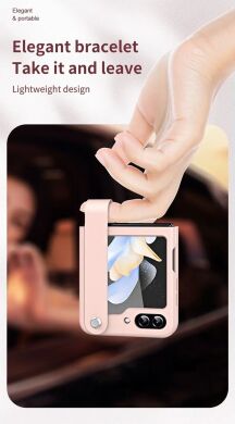 Защитный чехол Deexe Strap Cover для Samsung Galaxy Flip 5 - Black