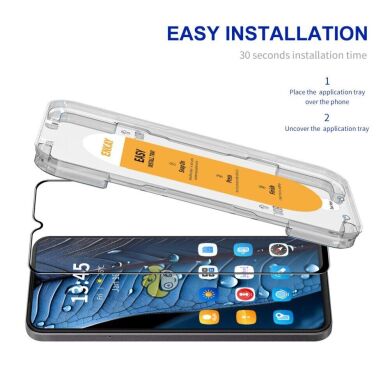 Защитное стекло ENKAY Easy Install Full Glue для Samsung Galaxy M13 (M135) - Black