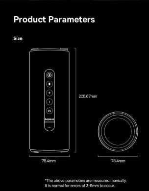 Портативная акустика Baseus AeQur VO20 (A20067900117-00) - Black