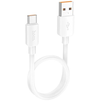 Кабель Hoco X96 Hyper 100W USB to Type-C (0.25m) - White