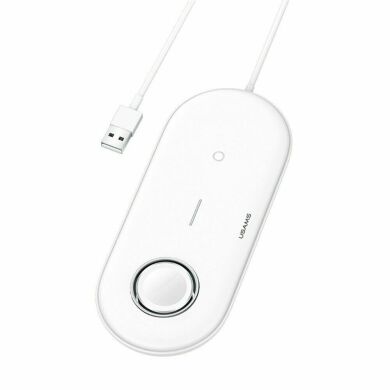 Беспроводное зарядное устройство USAMS US-CD119 2 in 1 + кабель - White