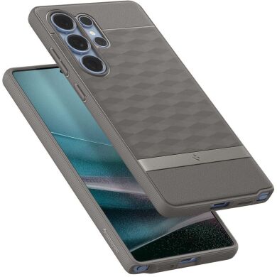 Захисний чохол Spigen (SGP) Caseology Parallax (MagFit) by Spigen для Samsung Galaxy S25 Ultra (S938) ACS09055 - Ash Grey