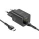 Мережевий зарядний пристрій Hoco N13 PD 30W + QC3.0 + Кабель Type - C to Type-C - Black
