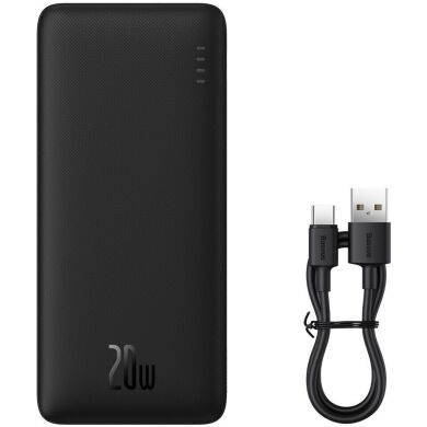 Зовнішній акумулятор Baseus AirPow 20W (30000mAh) PPQD09010 - Black