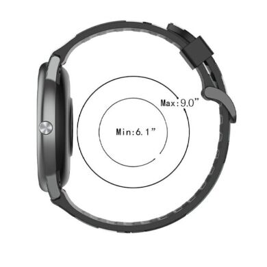 Ремінець Deexe Camo Style для годинників з шириною кріплення 22мм - White