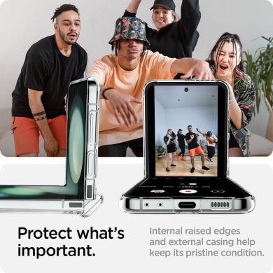 Защитный чехол Spigen (SGP) Thin Fit Pro (FF) для Samsung Galaxy Flip 5 - Frost Gray